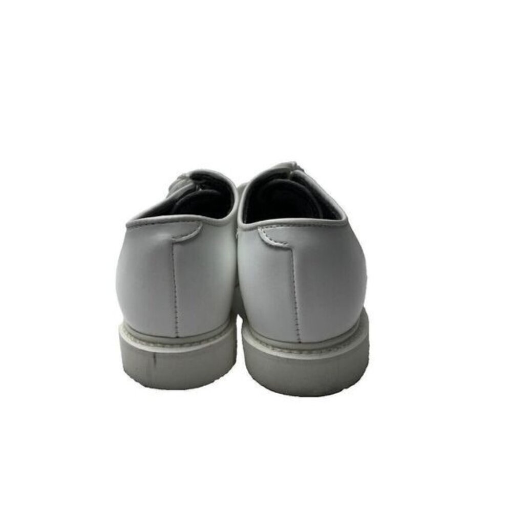Bates Lites 7131New Women's White Leather Oxford Size 9.5 Medium‎ Box & Tags - Picture 4 of 6